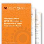 Screenshot of Information about COVID-19 vaccines for Aboriginal and Torres Strait Islander People