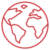 Icon image of a world globe