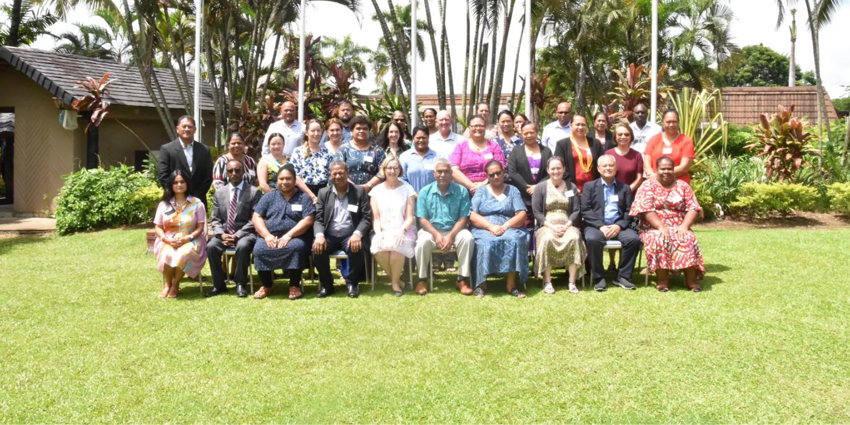 Group photo of attendees at workshop in Fiji