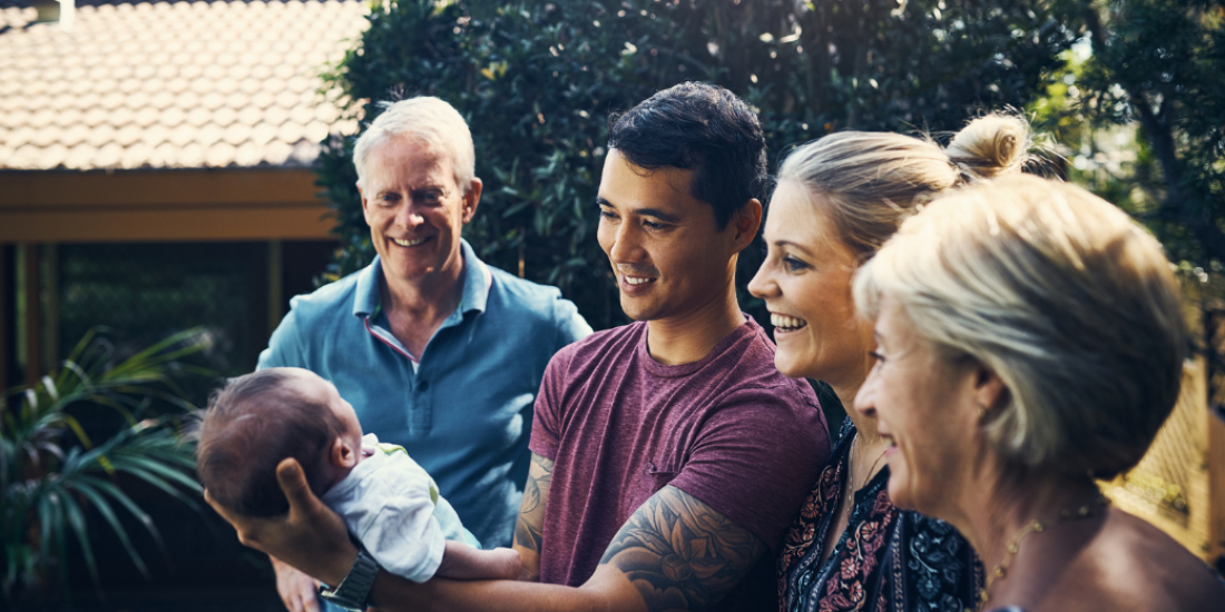 A young Australian family