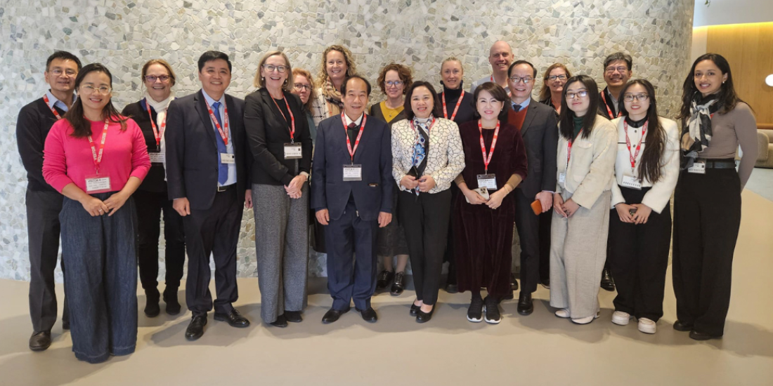 A delegation from Vietnam visiting an ATAGI meeting