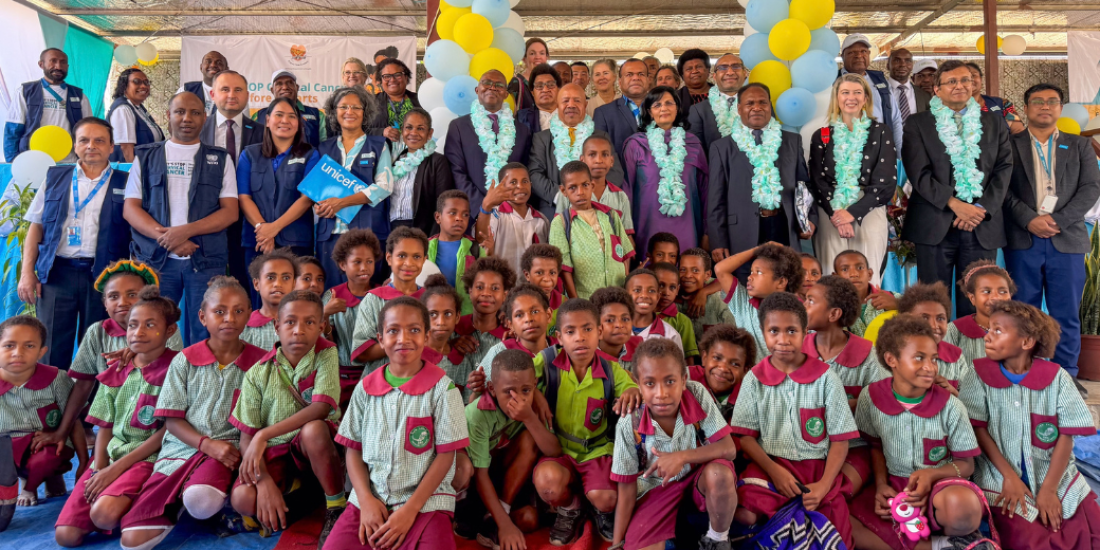 Launch of HPV vaccination program in Papua New Guinea